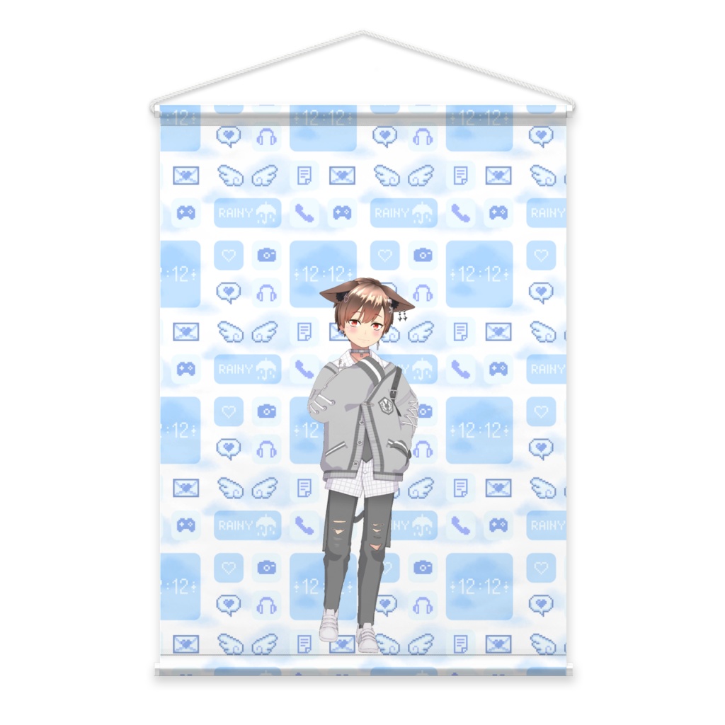 【星宮しくろ】01月記念日-タペストリー-G0807