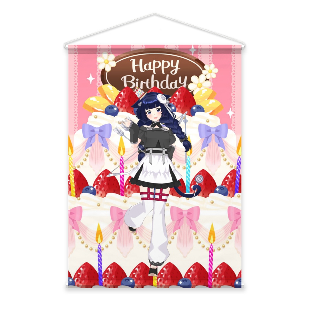 【月白しおん】01月記念日-タペストリー-G0169