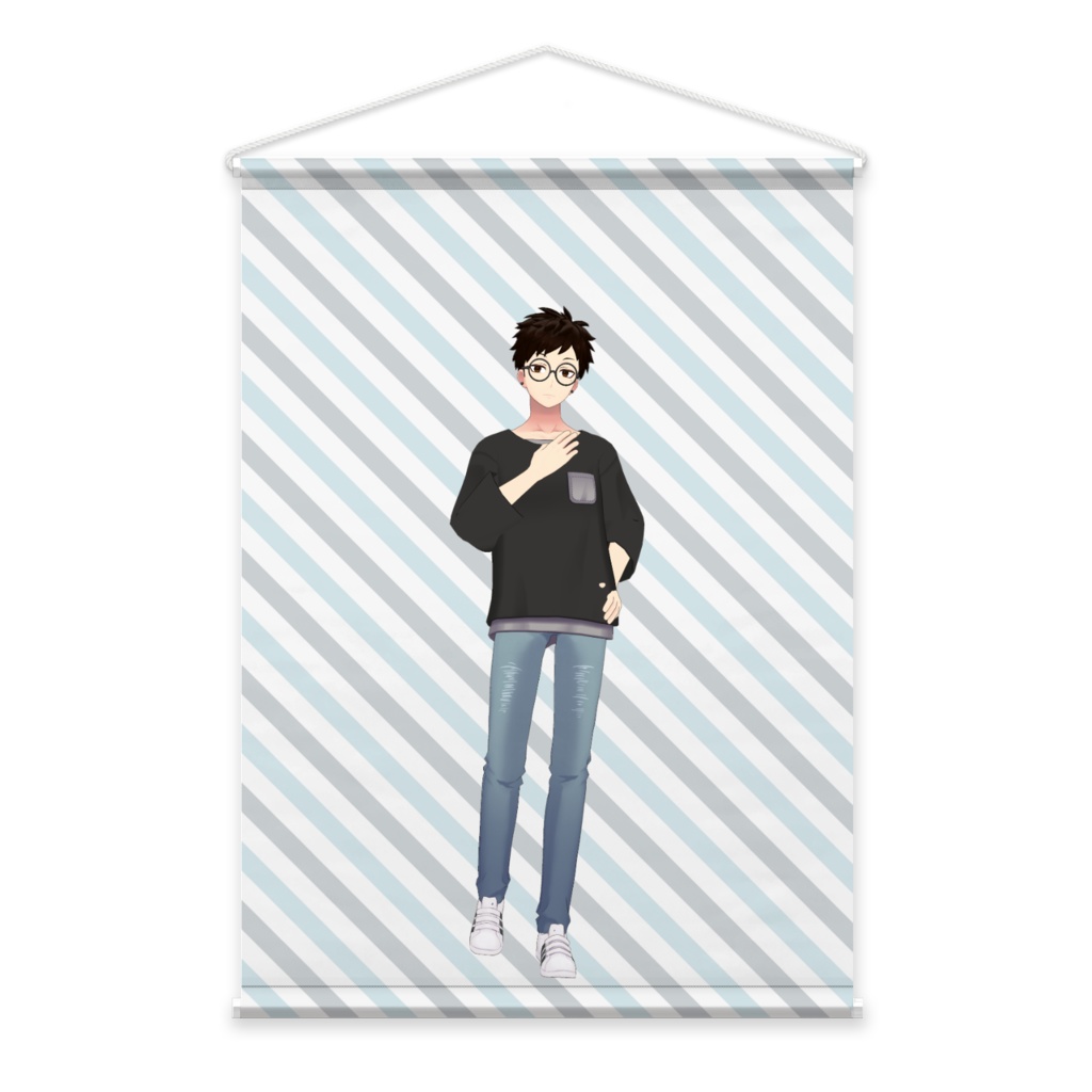 【柊 湊】01月記念日-タペストリー-G1076