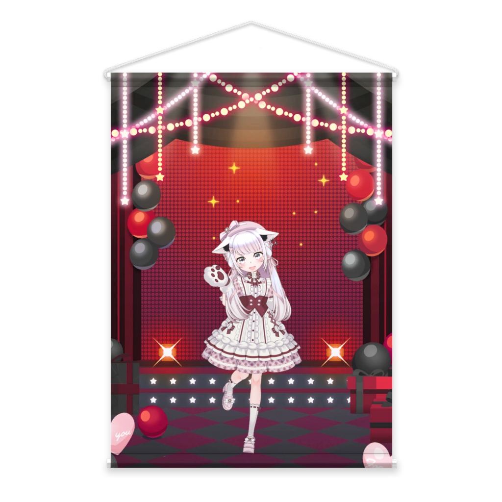 【桃 城 な ゆ】01月記念日-タペストリー-G0285