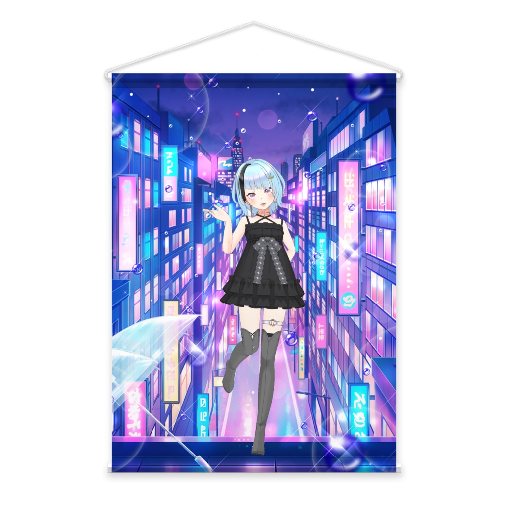 【桜そら】01月記念日-タペストリー-G0848