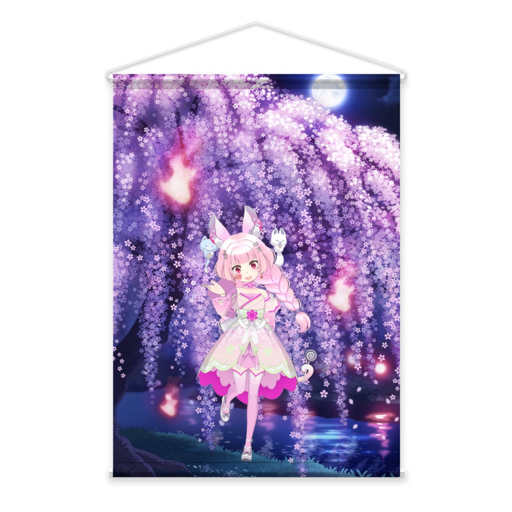 【椿 ユウナ】01月記念日-タペストリー-G0980