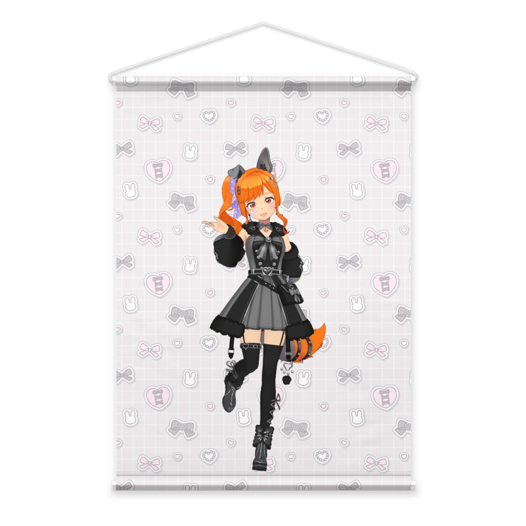 【橙坂 ひなり】01月記念日-タペストリー-G0996