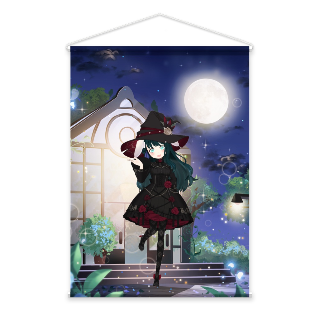 【歌兎月ときの】01月記念日-タペストリー-G0324