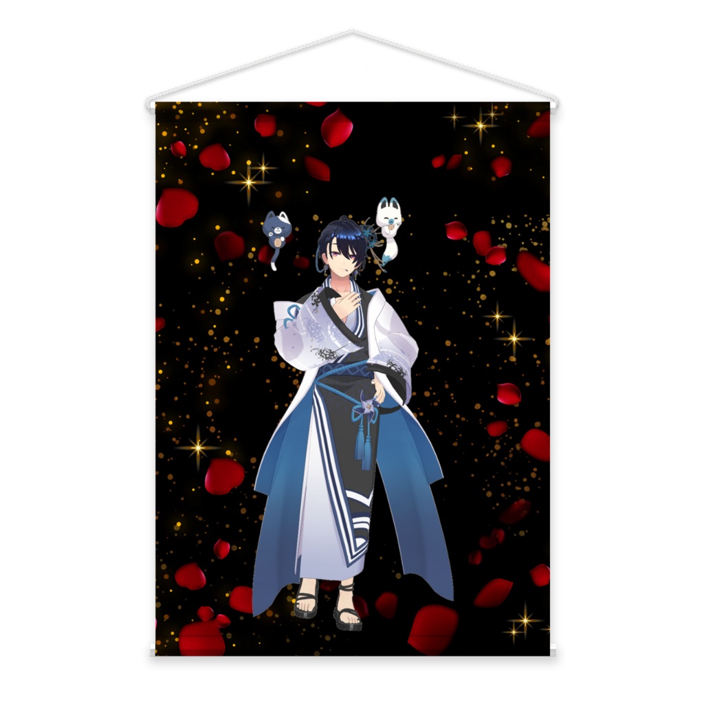 【水鏡 ﾋﾛ】01月記念日-タペストリー-G1117