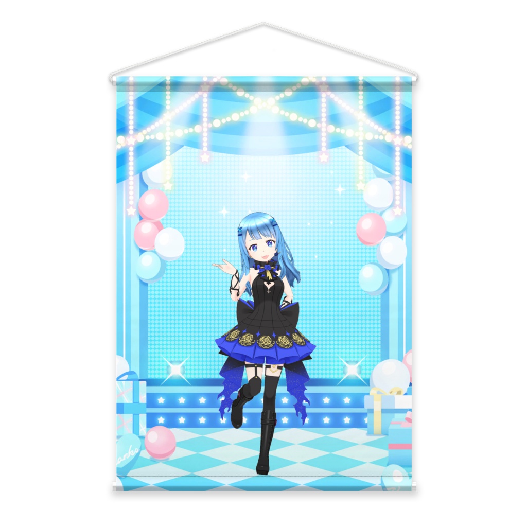 【水音 らい】01月記念日-タペストリー-G0523