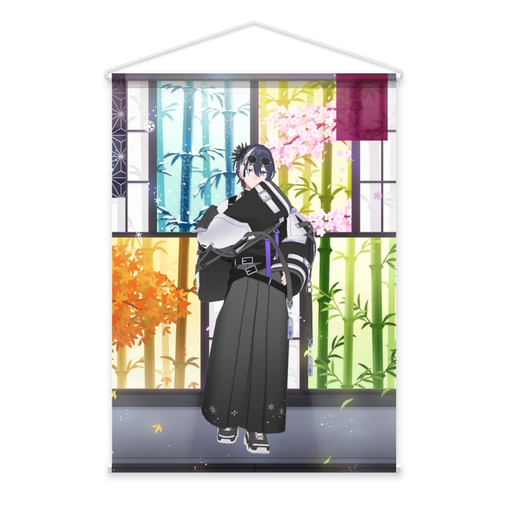 【水風 なぎ】01月記念日-タペストリー-G0498