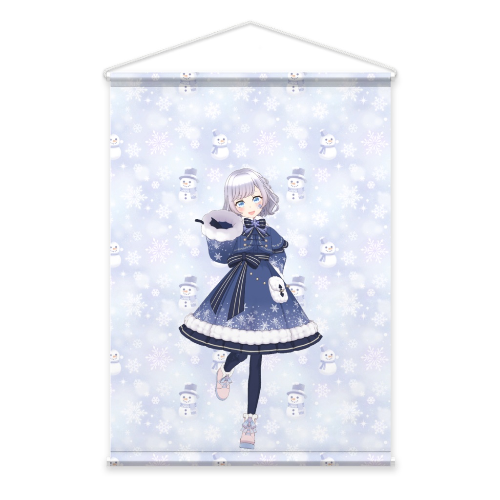 【泡雪くらげ】01月記念日-タペストリー-G0840
