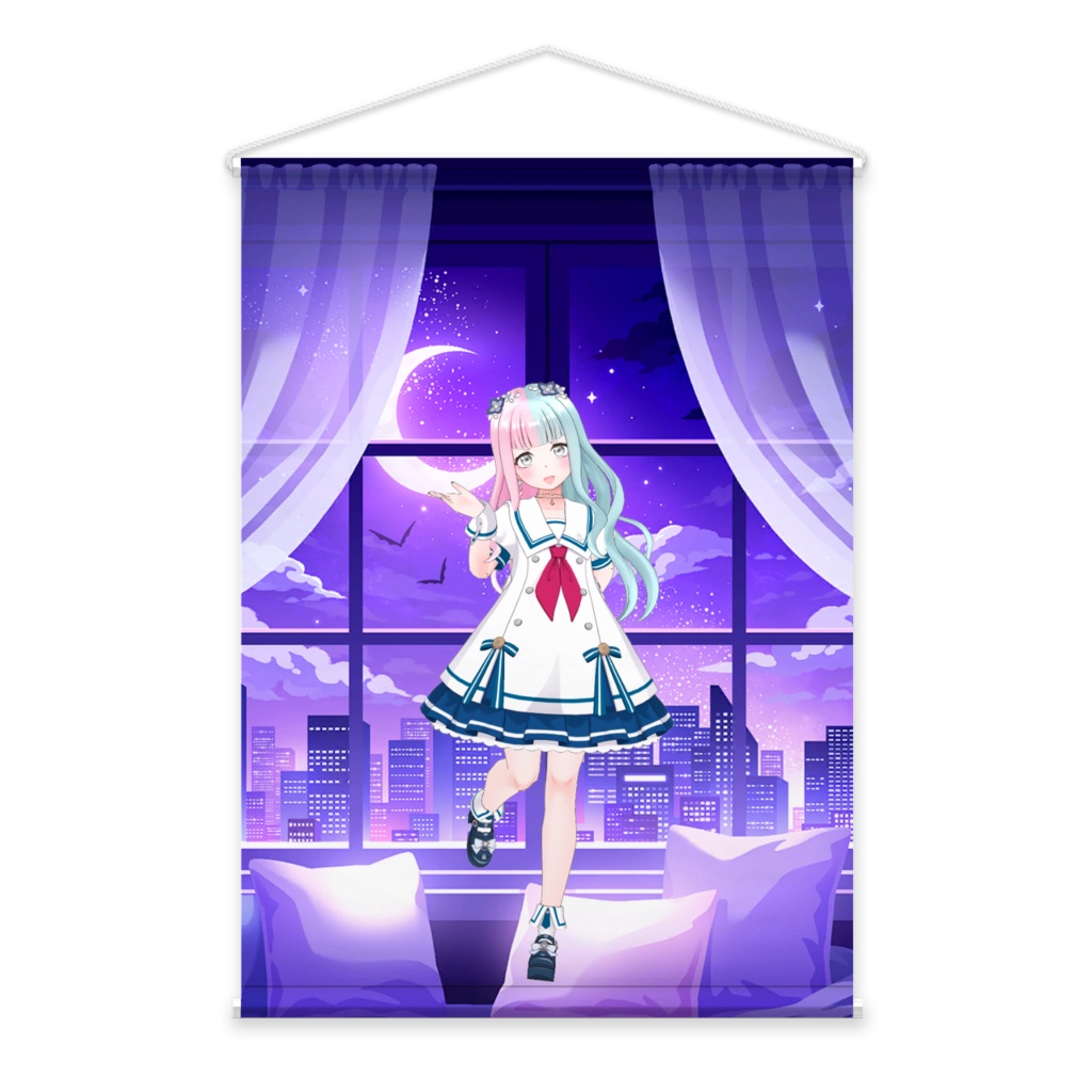 【海凪りらん】01月記念日-タペストリー-G0507