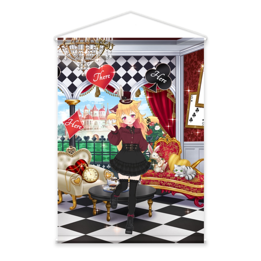 【海月ダリア】01月記念日-タペストリー-G1106