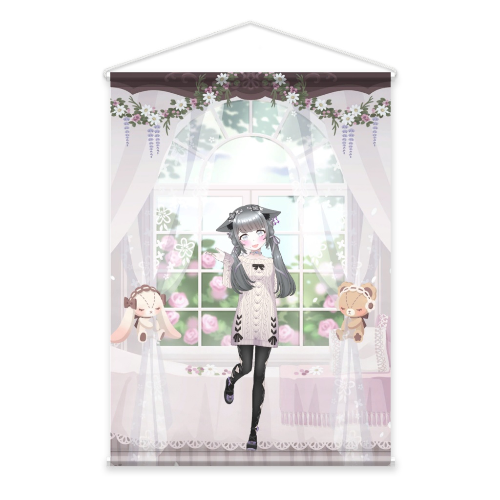 【淡雪 楓】01月記念日-タペストリー-G0608
