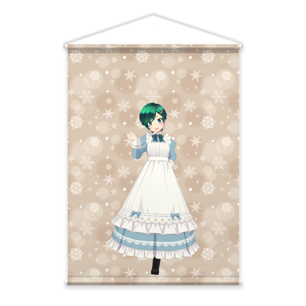 【烏乃つむぎ】01月記念日-タペストリー-G0421