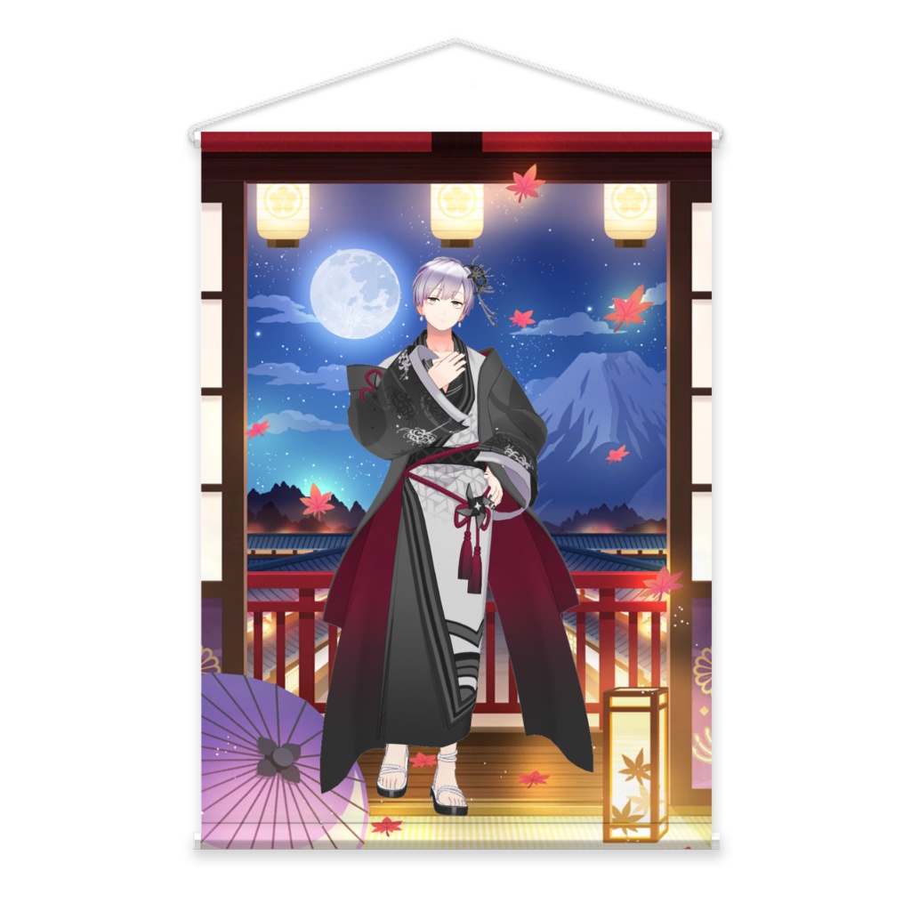 【牡丹 一華】01月記念日-タペストリー-G1159