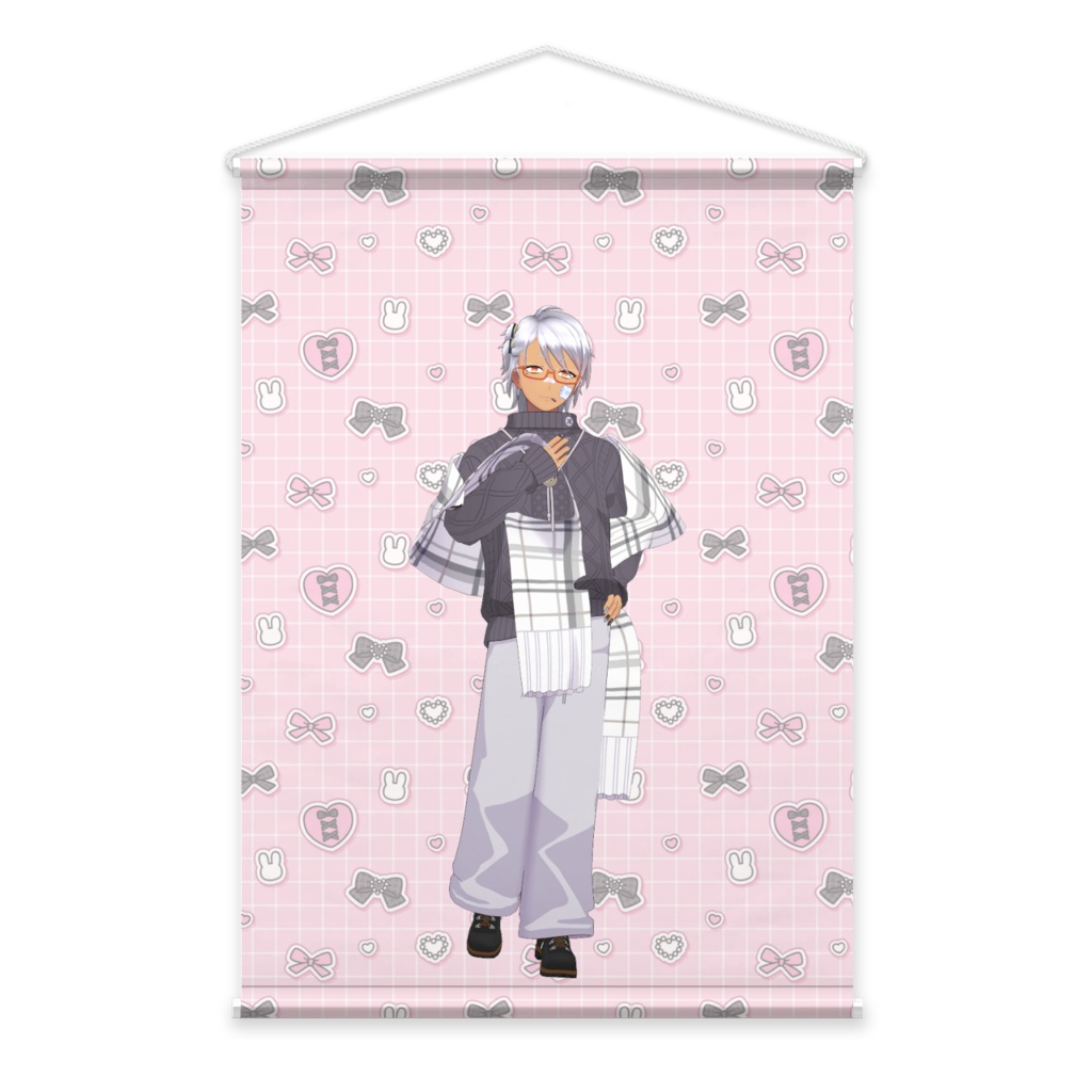 【猫守 志音】01月記念日-タペストリー-G0826