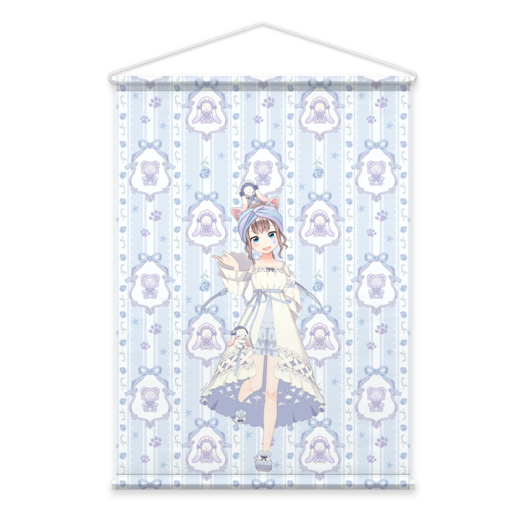 【猫宮はるる】01月記念日-タペストリー-G0101