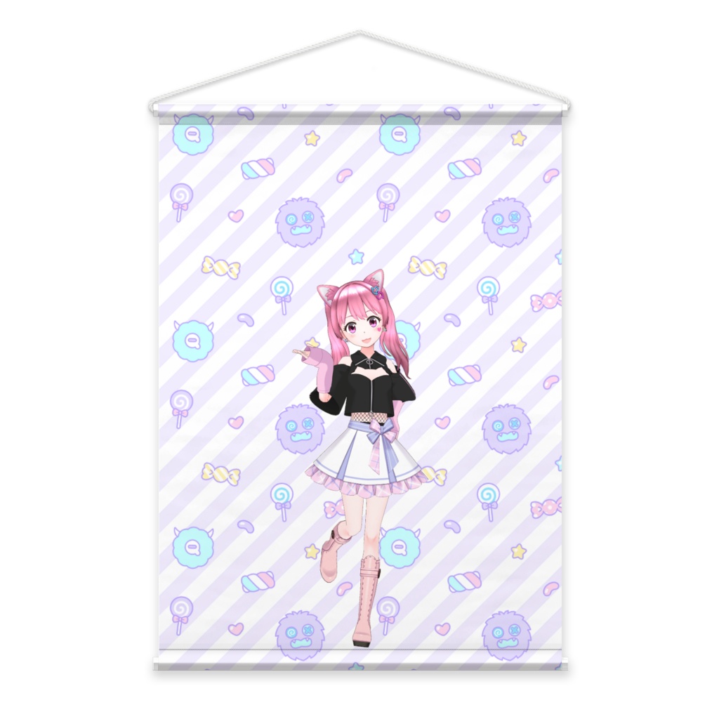 【猫川エレナ】01月記念日-タペストリー-G0382