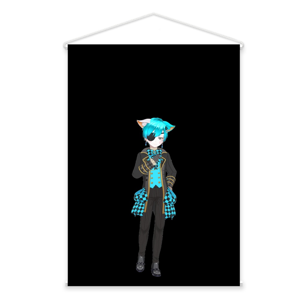 【猫過未 羅華鈴】01月記念日-タペストリー-G1133