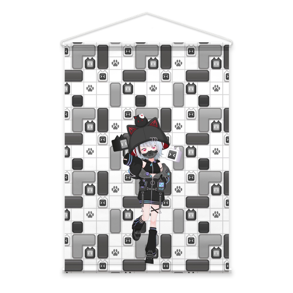 【玉兎 狼華】01月記念日-タペストリー-G0877