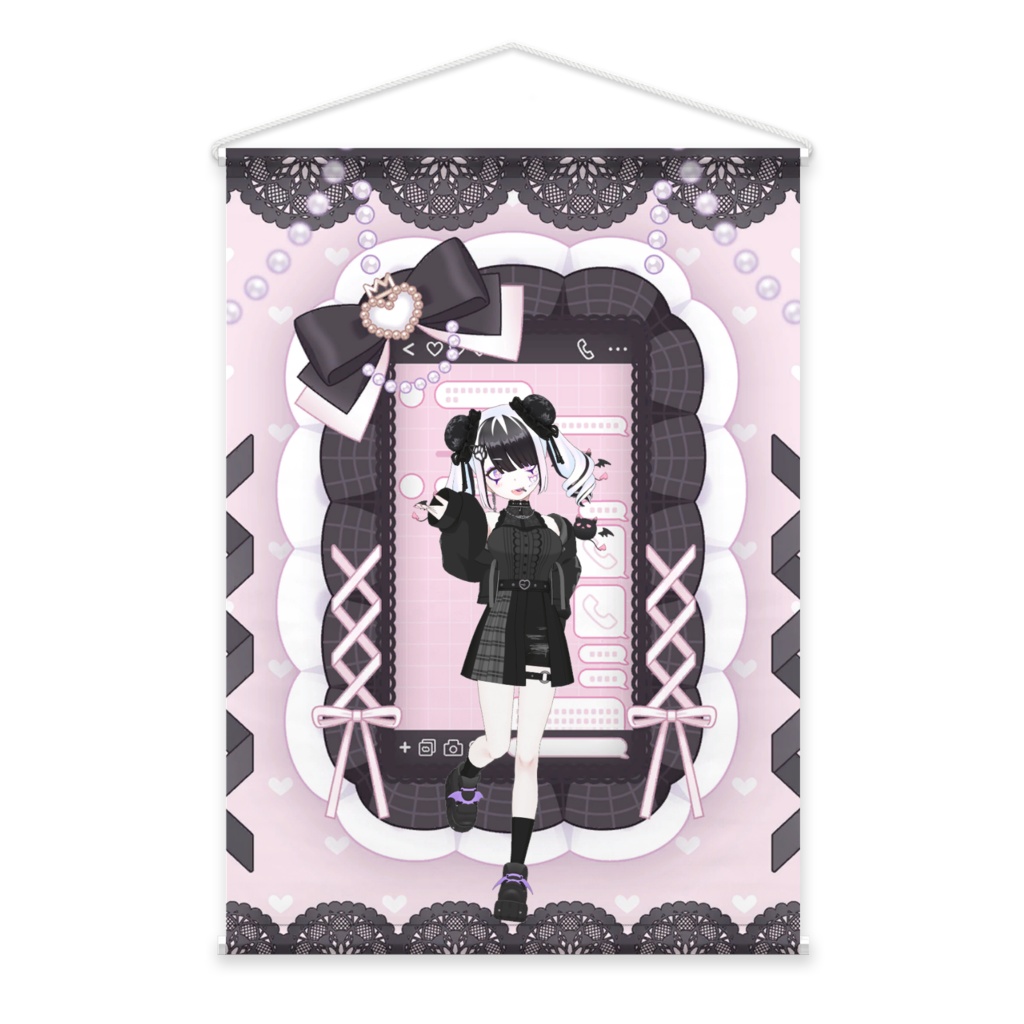 【甘咲みあ】01月記念日-タペストリー-G0271