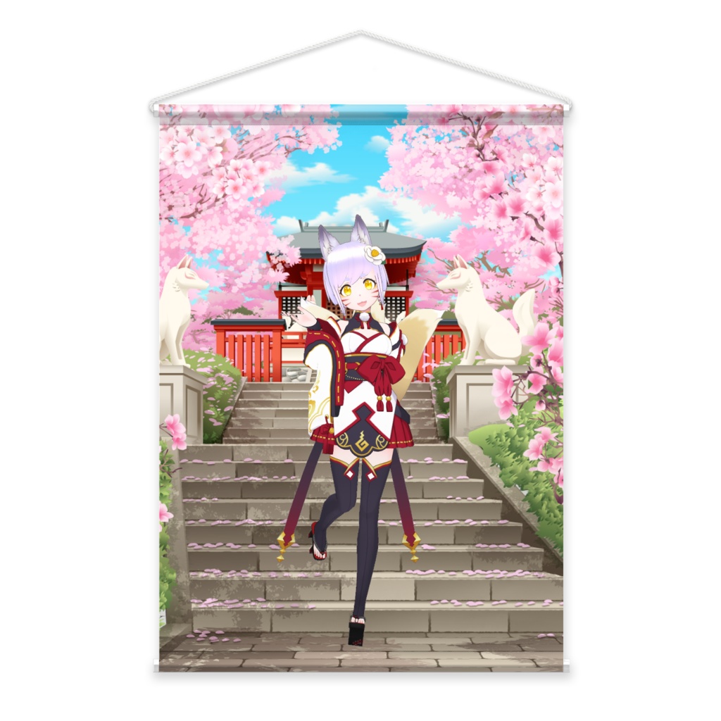 【真珠舞ネガ】01月記念日-タペストリー-G0225