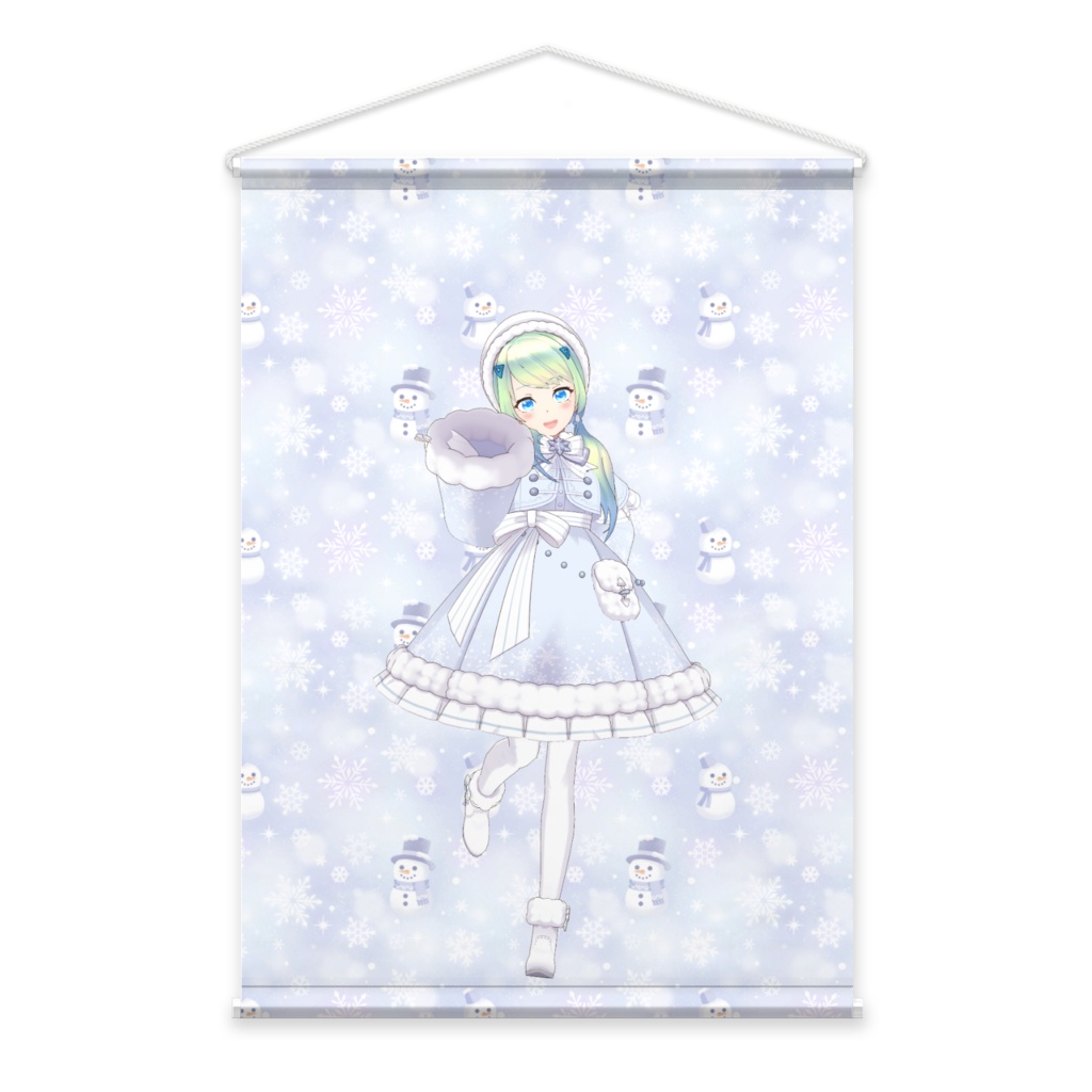 【真白】01月記念日-タペストリー-G0440