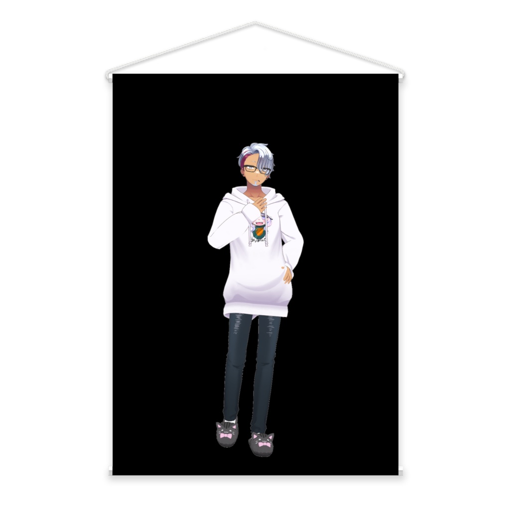 【睡羊の父アボカド】01月記念日-タペストリー-G1182