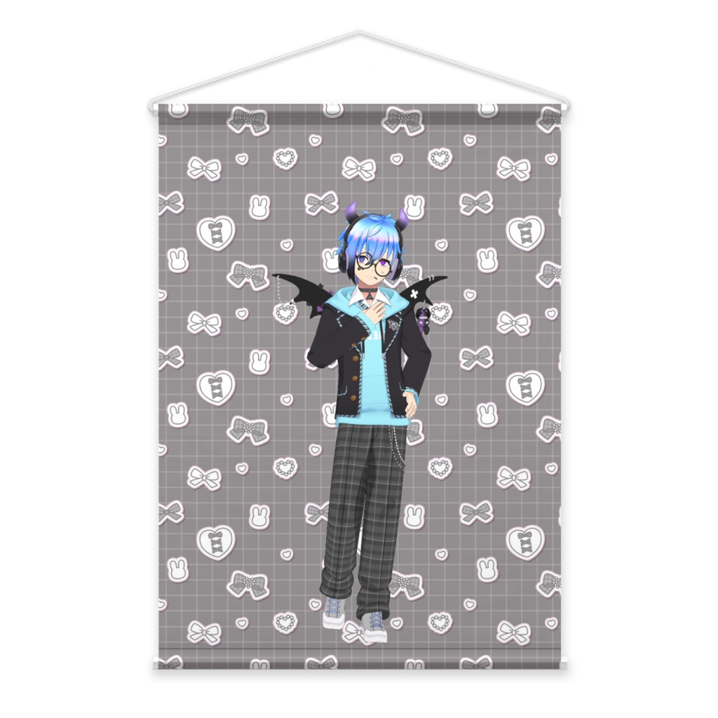 【眠堕(みおん) ねむ】01月記念日-タペストリー-G0910