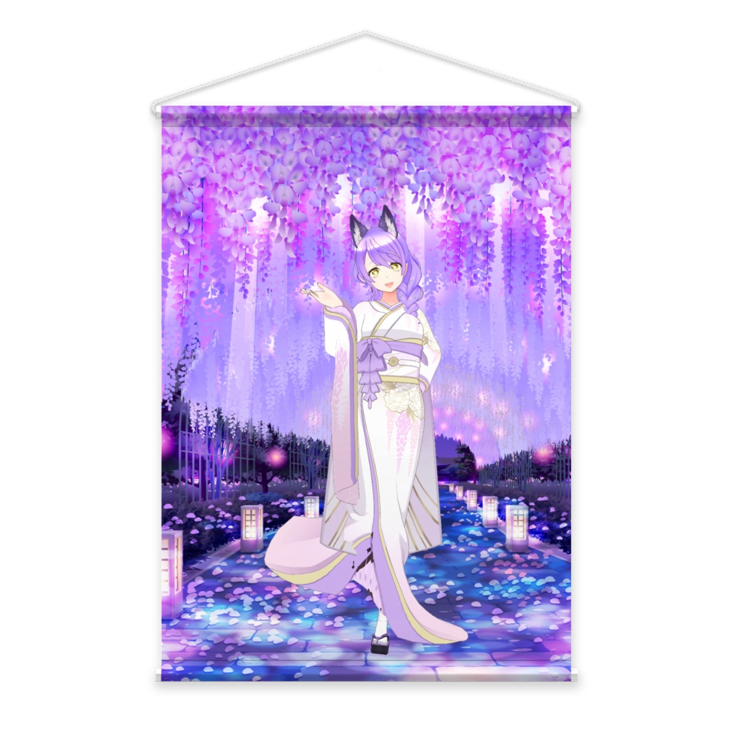 【睦月  悠彩】01月記念日-タペストリー-G0103