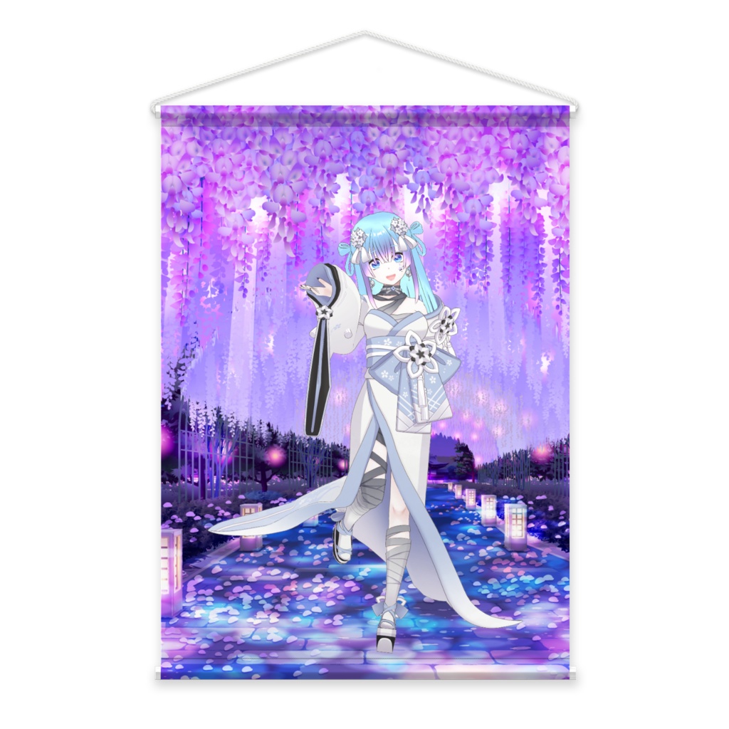 【睦月ユエ】01月記念日-タペストリー-G0287