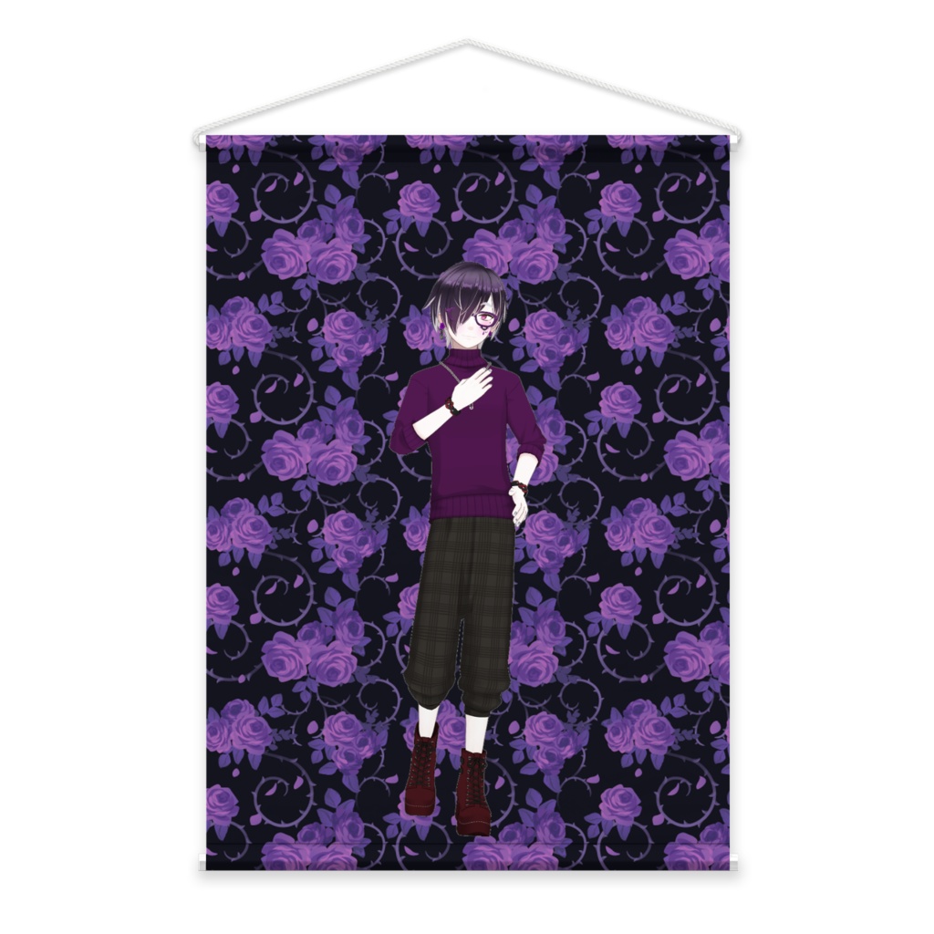 【紫焔≒紫乃】01月記念日-タペストリー-G0001
