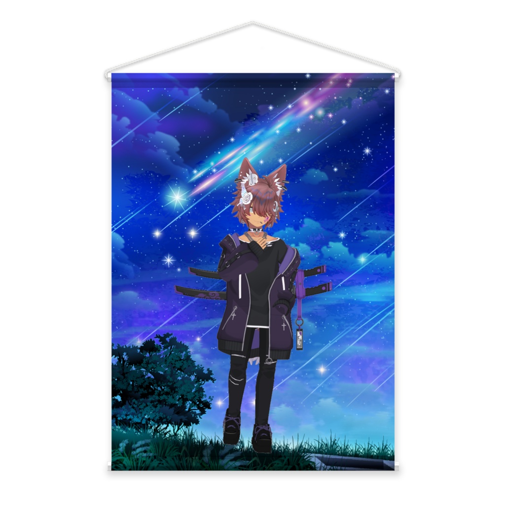 【結月 みく】01月記念日-タペストリー-G0396