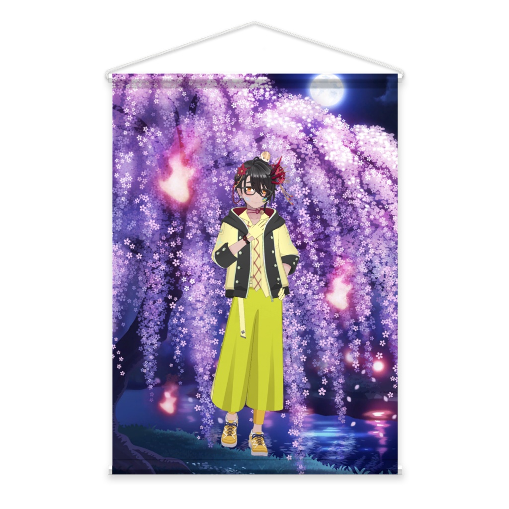 【綾川琥珀】01月記念日-タペストリー-G0772