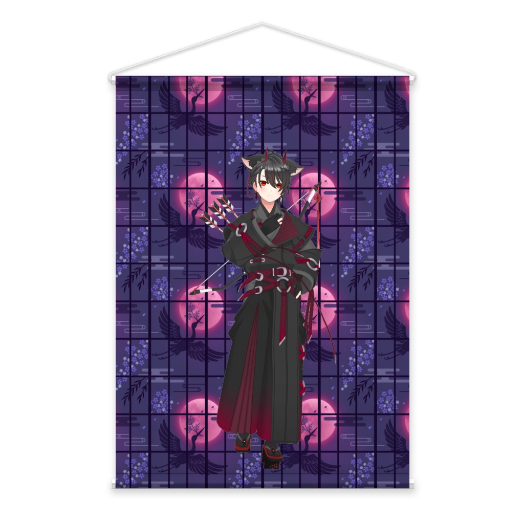 【緩井澄羽 3ヶ月記念】01月記念日-タペストリー-G0888