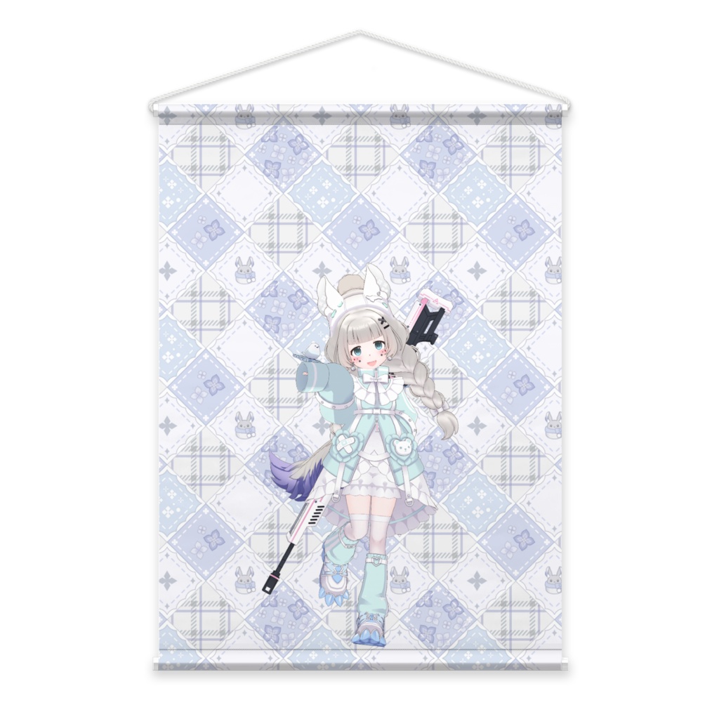 【花畑 むぎ】01月記念日-タペストリー-G0210