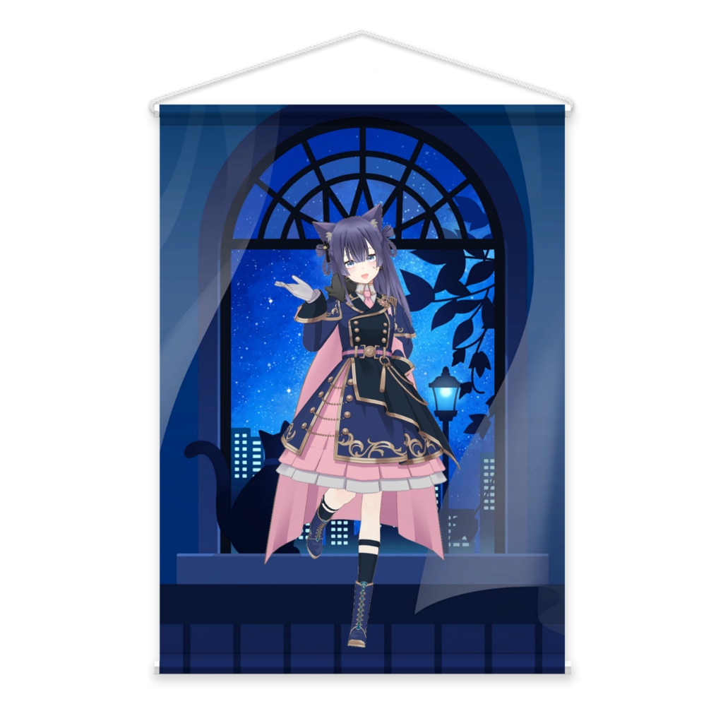 【苺花 結】01月記念日-タペストリー-G0743