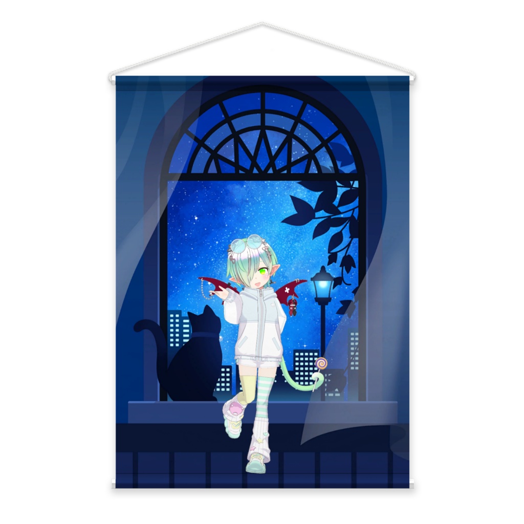 【蓬 祐華】01月記念日-タペストリー-G0971