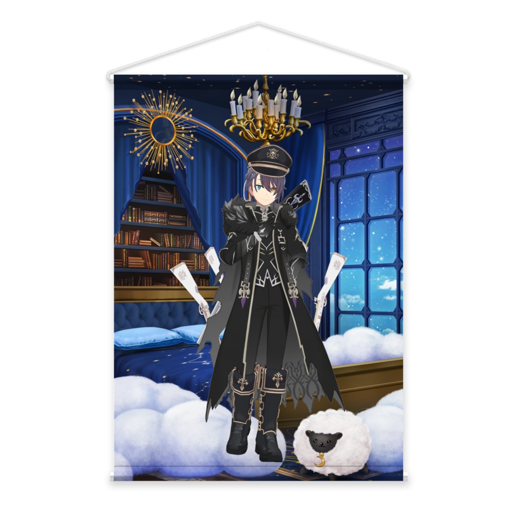 【蒼月 seki】01月記念日-タペストリー-G0118