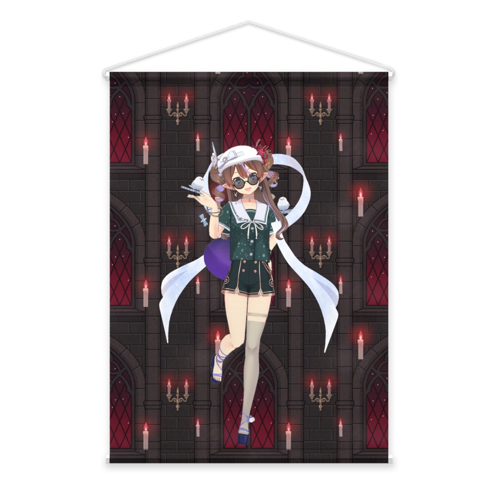 【西洞院　八季芽】01月記念日-タペストリー-G0029