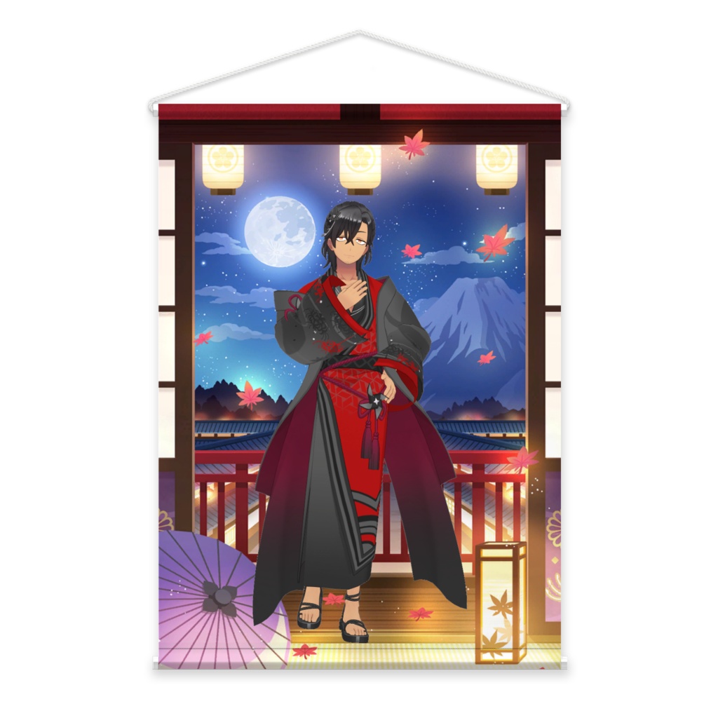 【酒呑オジ】01月記念日-タペストリー-G0753