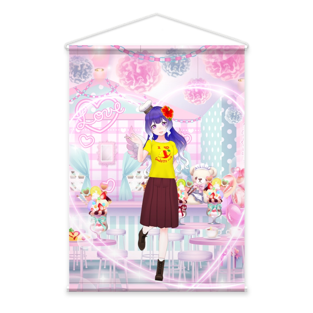 【雪木 独楽】01月記念日-タペストリー-G1141