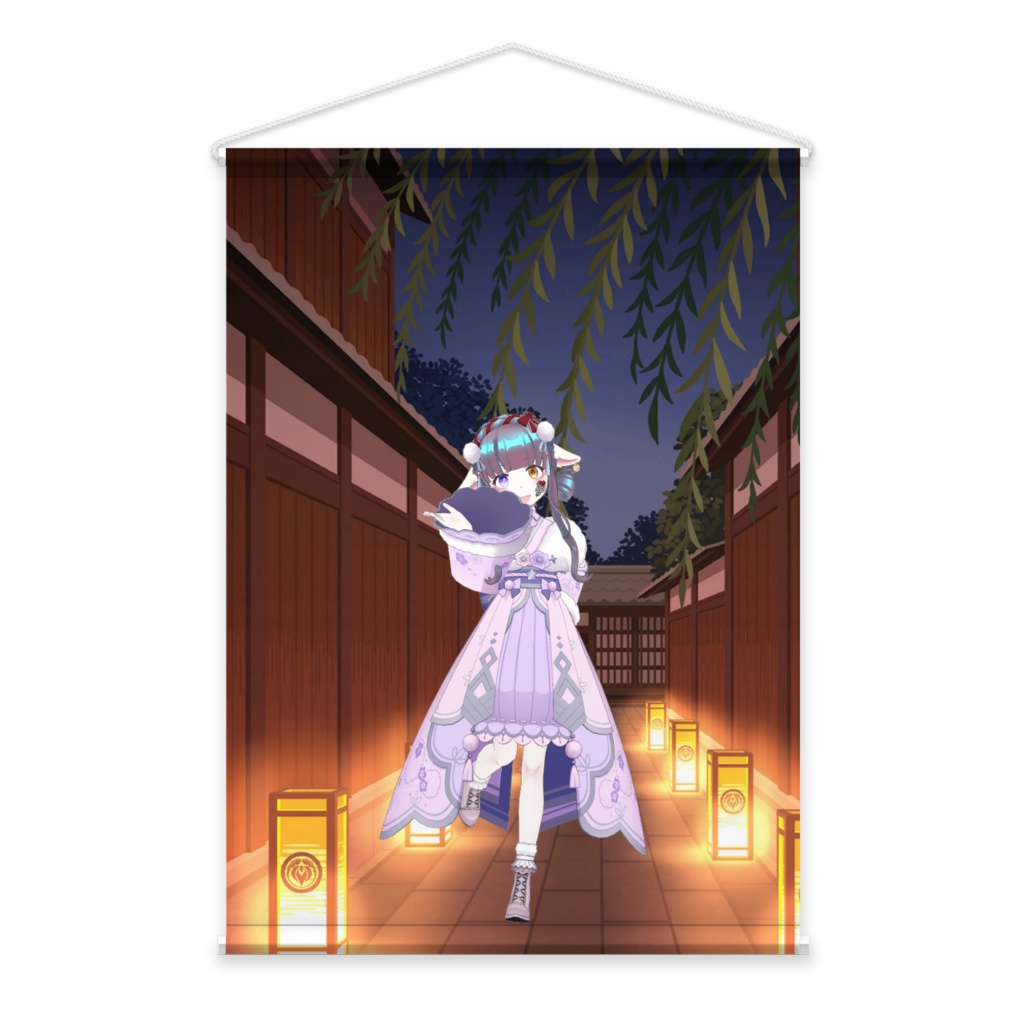 【雪羽ゆぅさぉ】01月記念日-タペストリー-G1195