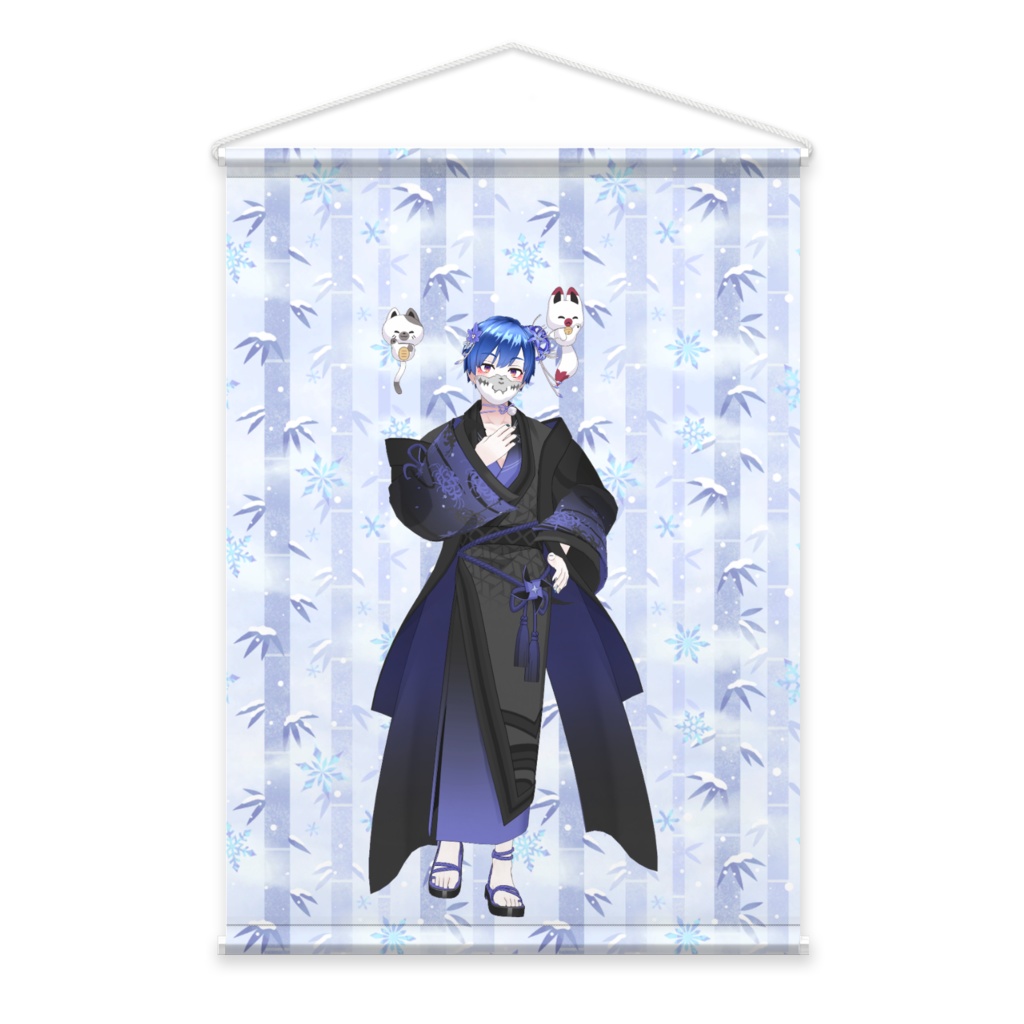 【雷神 烈火】01月記念日-タペストリー-G0010