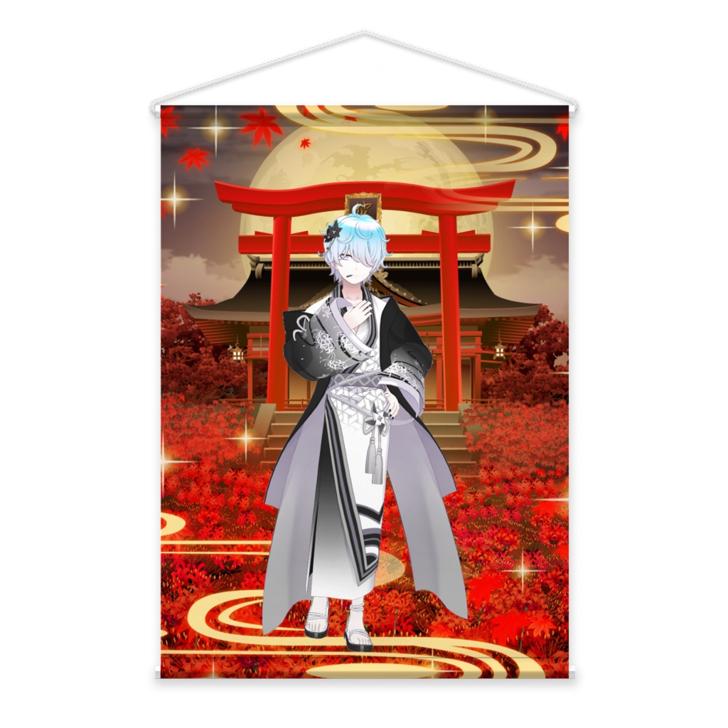 【音無 無為】01月記念日-タペストリー-G0531