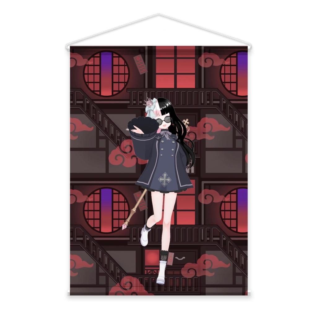 【響夜みらい】01月記念日-タペストリー-G1142