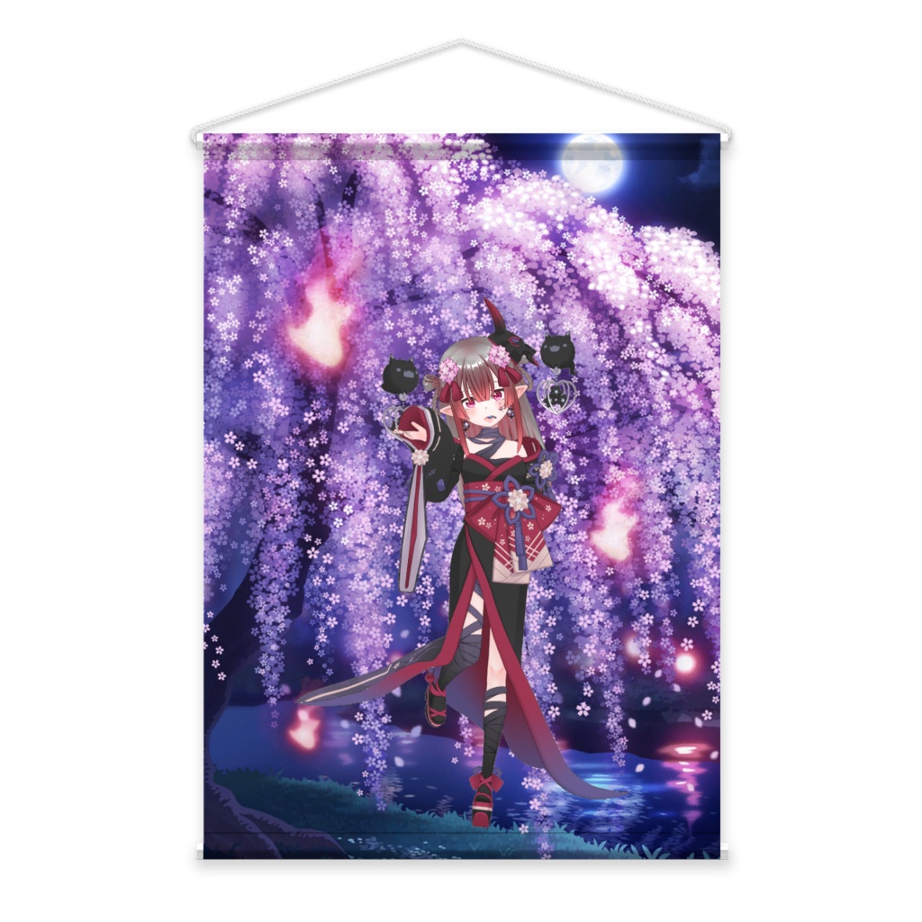 【飛べないぴよまる】01月記念日-タペストリー-G0873