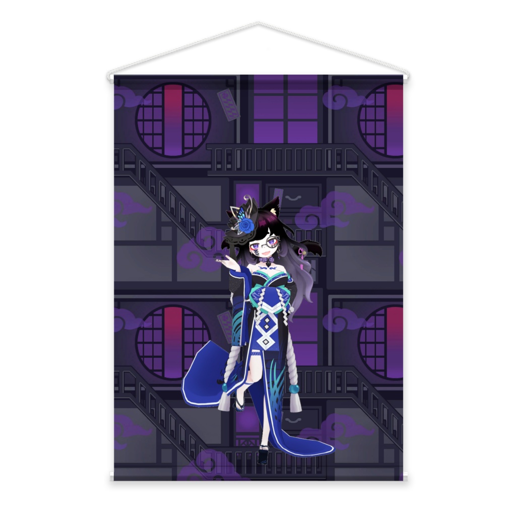 【魅凪 真珠】01月記念日-タペストリー-G0780