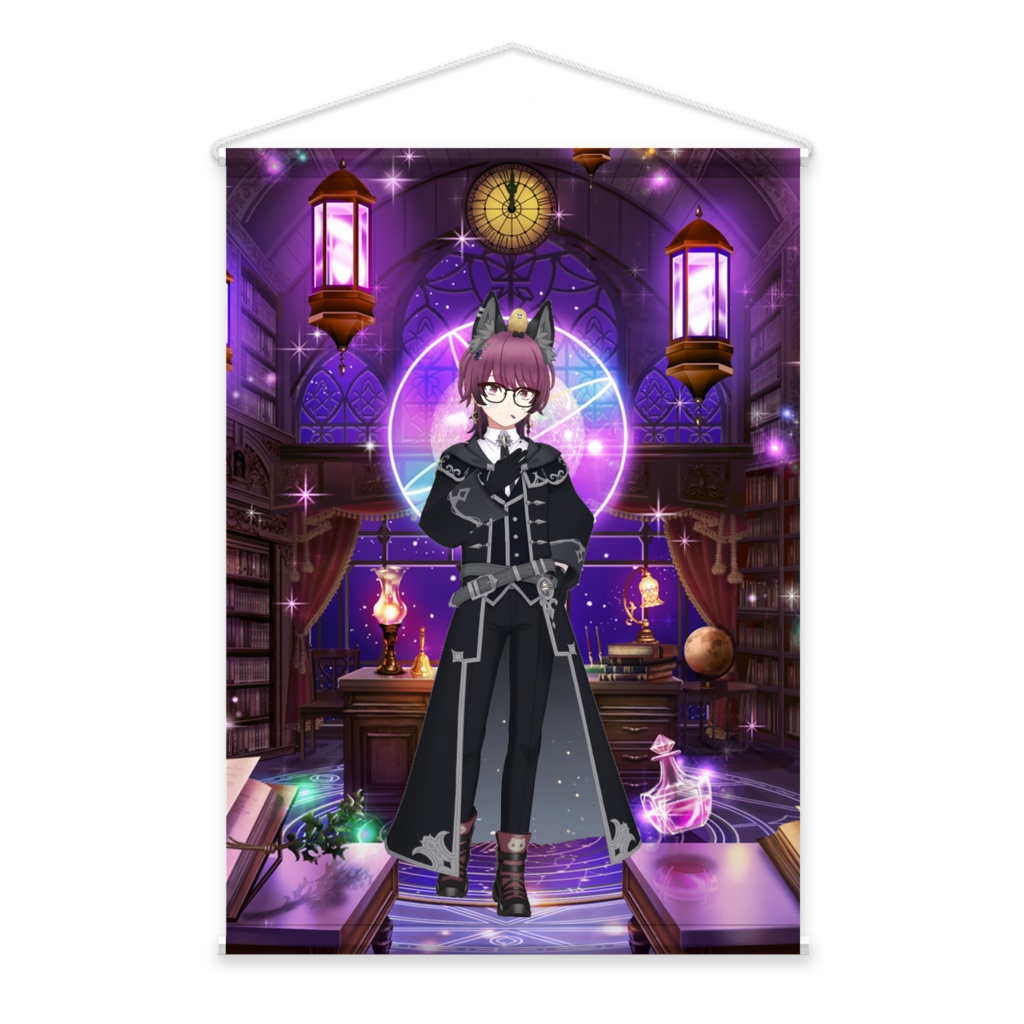 【黒神セイユ】01月記念日-タペストリー-G1196