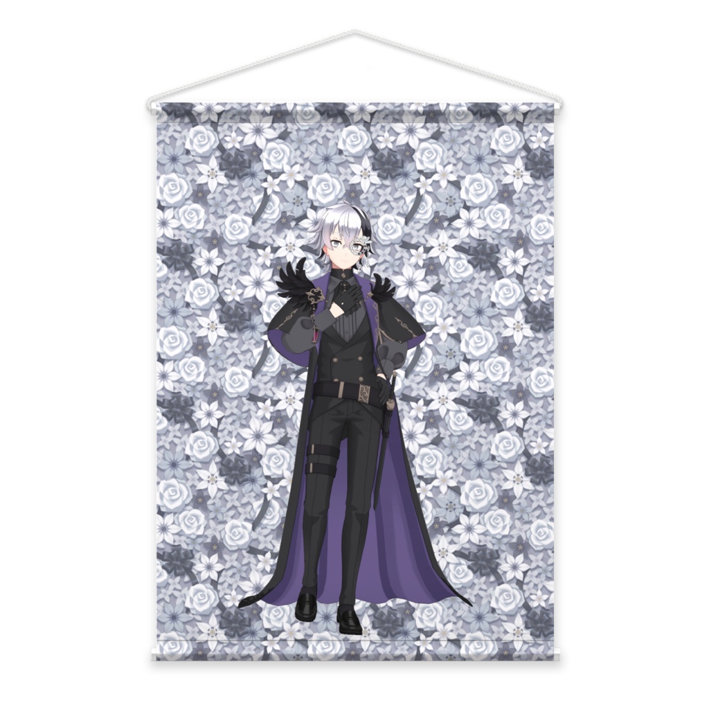 【黒葉】01月記念日-タペストリー-G1112