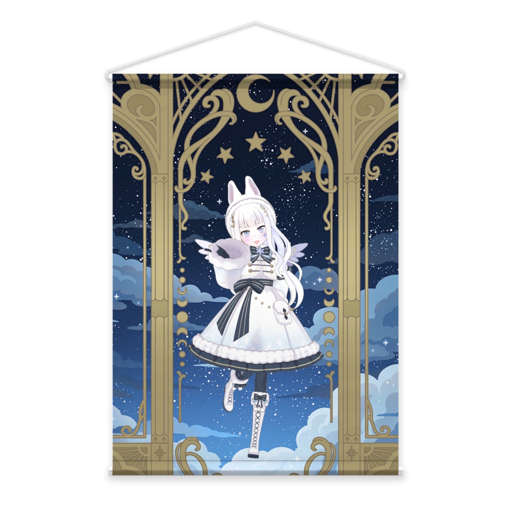 【神夜 叶兎】01月記念日-タペストリー-G1185