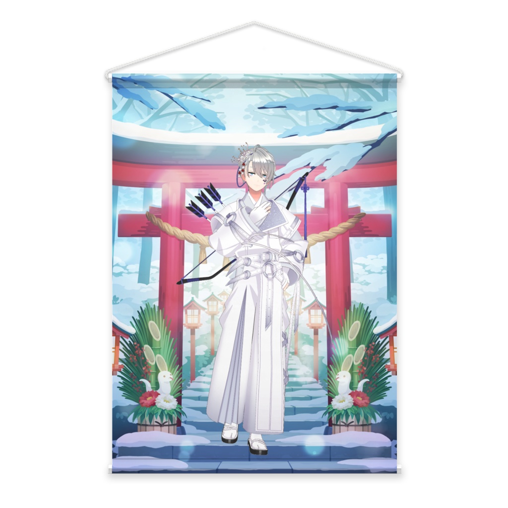 【１周年の門出奏音】01月記念日-タペストリー-G0464